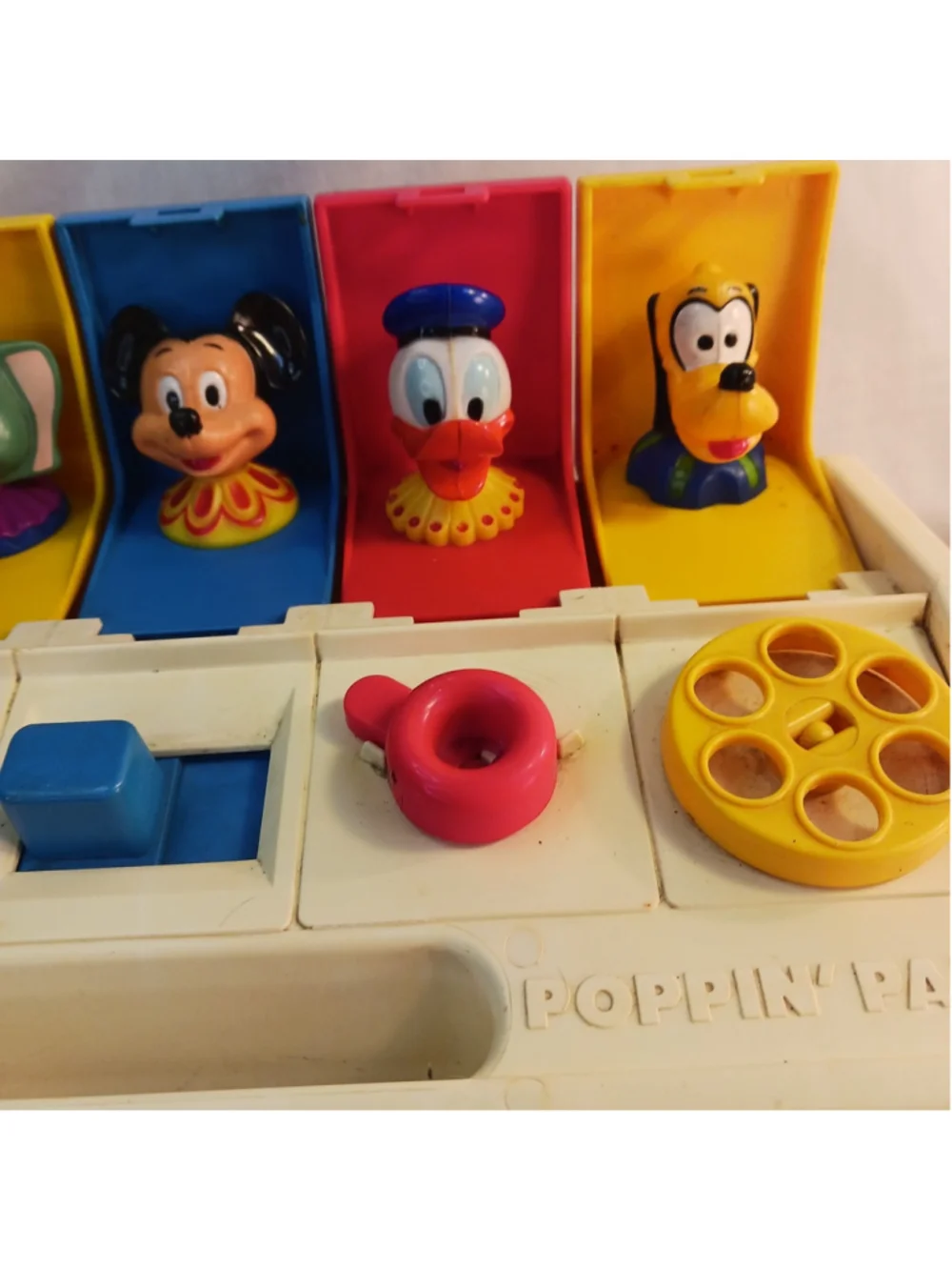 VTG Poppin Pals Disney PopUp Child Guidance Toddler Baby Toy Mickey 1980
